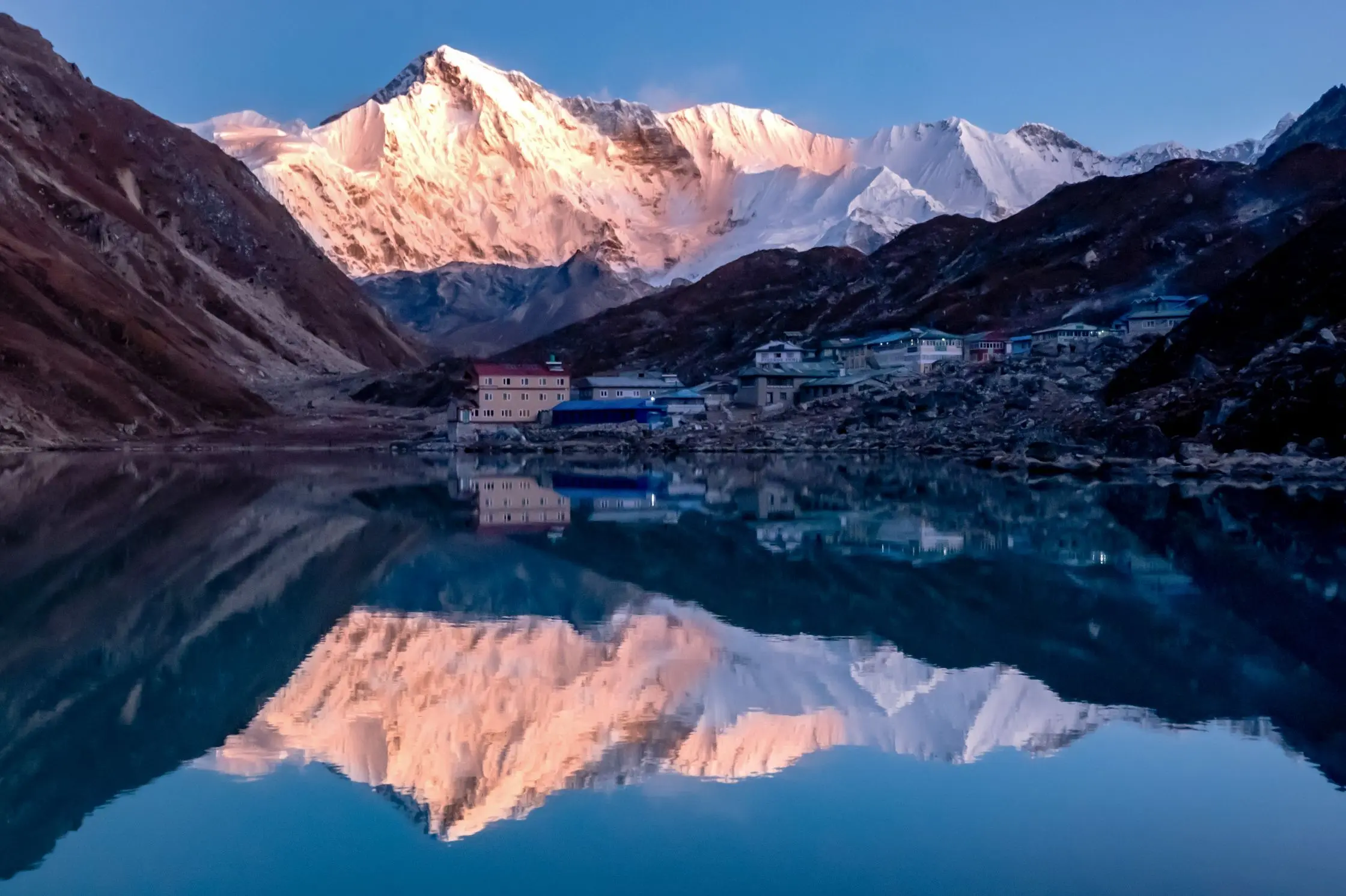 View from Renjo La pass